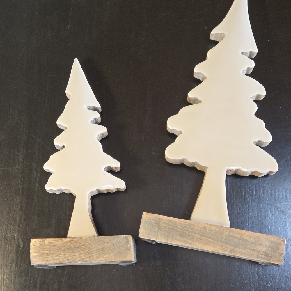 Cream Tree-Shaped Decor Set - Picture 2 of 8